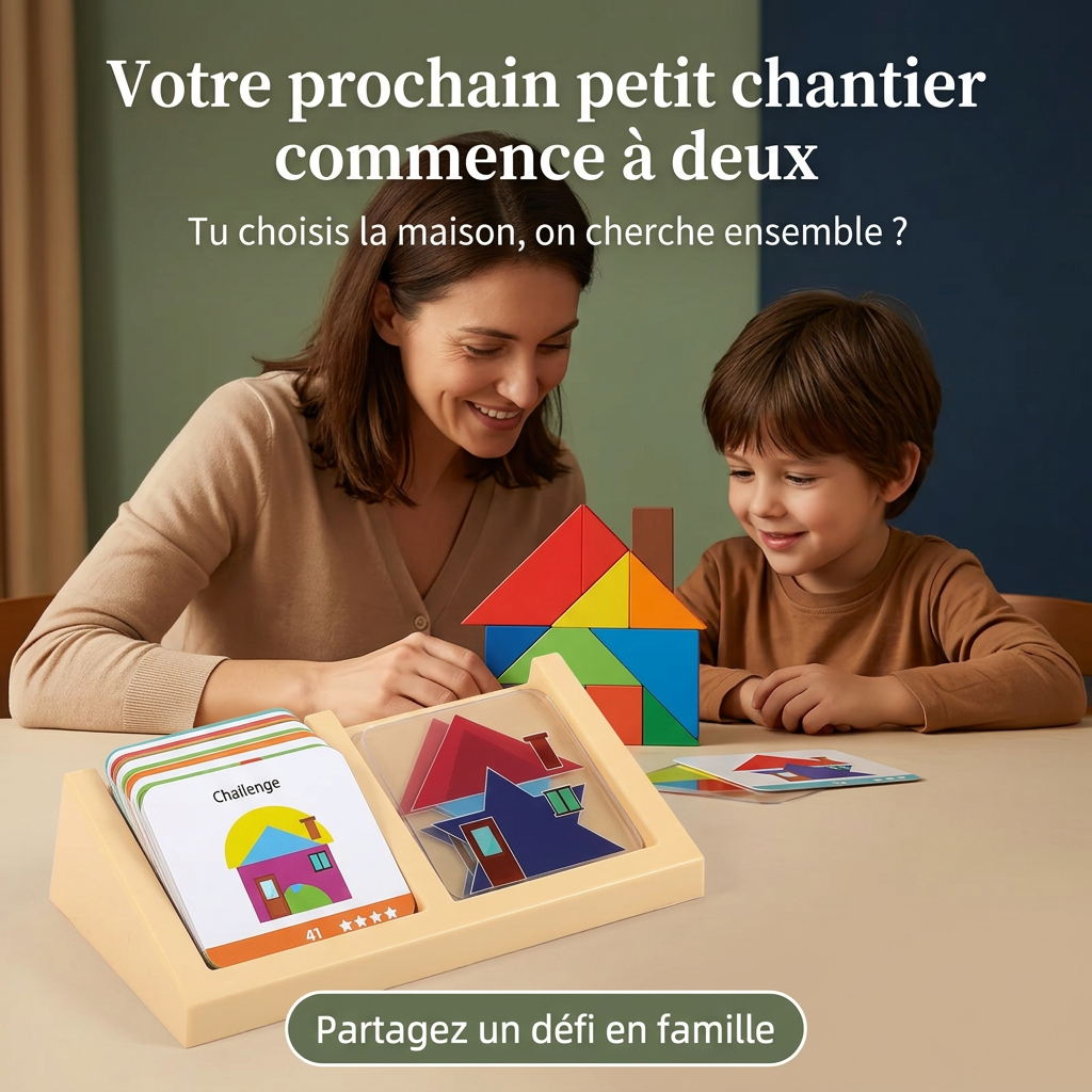 jeu de superposition graphique formes géométriques